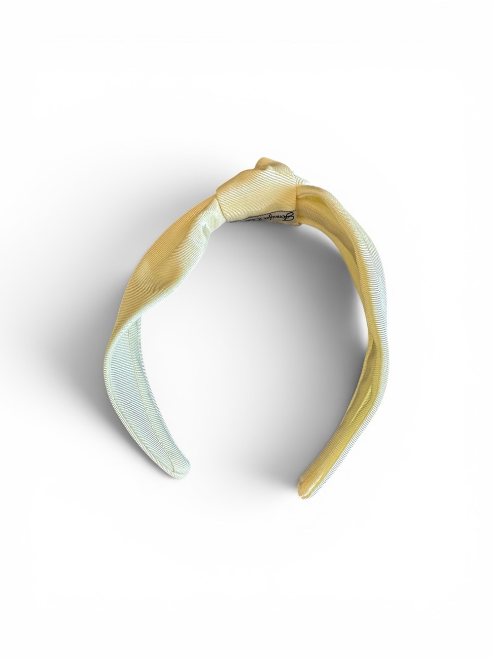Jennifer Ouellette Knotted Fabric Headband in Cream - Women's Hair Accessory